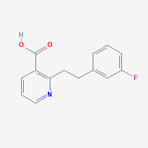 2-[2-(3-Fluoro-phenyl)-ethyl]-nicotinic acid