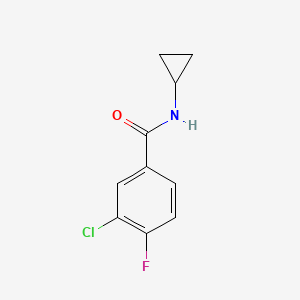 3-chloro-N-cyclopropyl-4-fluorobenzamide