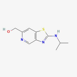 (2-(Isopropylamino)thiazolo[4,5-c]pyridin-6-yl)methanol