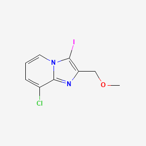 8-Chloro-3-iodo-2-(methoxymethyl)imidazo[1,2-a]pyridine