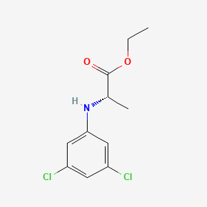 molecular formula C11H13Cl2NO2 B8306457 N-(3,5dichlorophenyl)alanine ethyl ester 