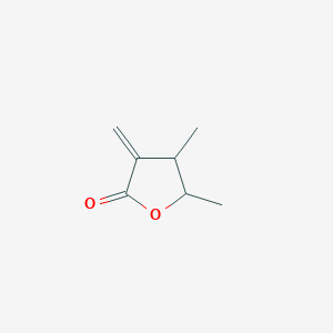 molecular formula C7H10O2 B8306458 4,5-Dimethyl-3-methylideneoxolan-2-one CAS No. 20050-18-4