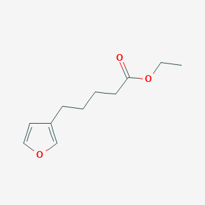 molecular formula C11H16O3 B8306481 Ethyl 5-(3-furyl)pentanoate 