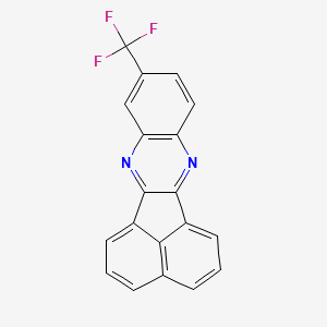 molecular formula C19H9F3N2 B8306488 9-(Trifluoromethyl)acenaphtho[1,2-b]quinoxaline 