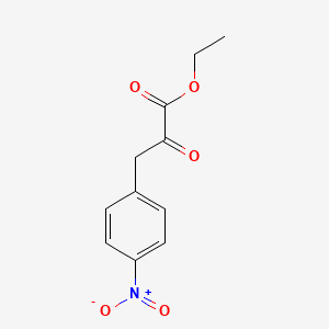 molecular formula C11H11NO5 B8306608 Ethyl 4-nitrophenylpyruvate 