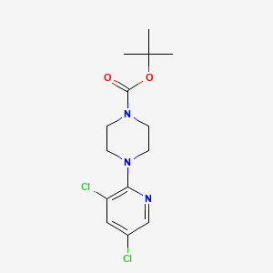 molecular formula C14H19Cl2N3O2 B8306620 4-(3,5-Dichloropyridin-2-yl)piperazine-1-carboxylic acid tert-butyl ester 