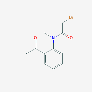 2'-acetyl-2-bromo-N-methylacetanilide