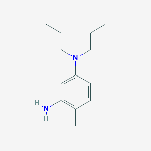 molecular formula C13H22N2 B8306701 4-Methyl-N1,N1-dipropyl-benzene-1,3-diamine 