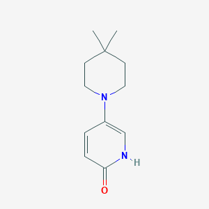 4,4-Dimethyl-3,4,5,6-tetrahydro-2H-[1,3]bipyridinyl-6'-ol