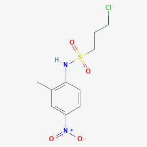 N-(2-methyl-4-nitrophenyl)-3-chloropropane-1-sulfonamide