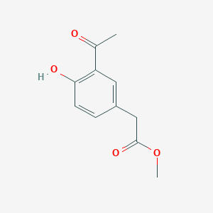 Methyl 4-hydroxy-3-acetyl-phenylacetate