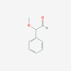 molecular formula C9H10O2 B8306770 Methoxyphenylacetaldehyde 
