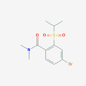 4-bromo-2-(isopropylsulfonyl)-N,N-dimethylbenzamide