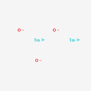 molecular formula Tm2O3<br>O3Tm2 B083069 氧化铥 (Tm2O3) CAS No. 12036-44-1