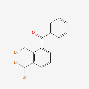 1-Benzoyl-2-bromomethyl-3-(dibromomethyl)benzene