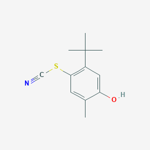 5-tert-Butyl-2-methyl-4-thiocyanato-phenol