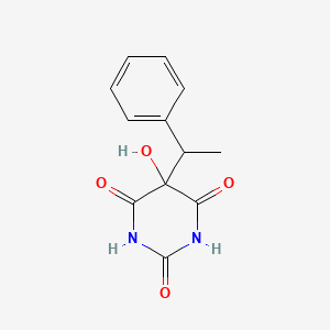 5-Hydroxy-5-(1-phenylethyl) barbituric acid