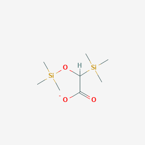 molecular formula C8H19O3Si2- B8307132 Trimethylsilyl[(trimethylsilyl)oxy]acetate 
