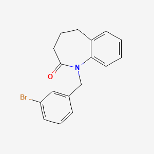 1-(3-Bromo-benzyl)-1,3,4,5-tetrahydro-benzo[b]azepin-2-one