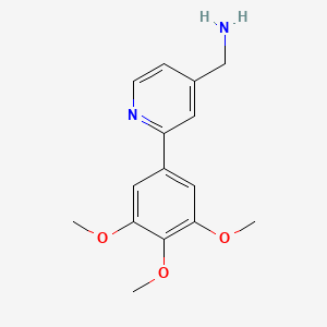 4-Aminomethyl-2-(3,4,5-trimethoxyphenyl)pyridine