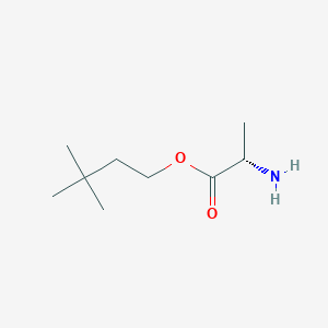 molecular formula C9H19NO2 B8307403 (S)-3,3-dimethylbutyl 2-aminopropanoate 