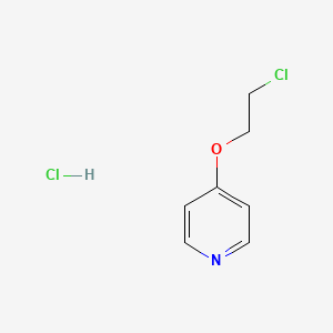 molecular formula C7H9Cl2NO B8307435 4-(2-Chloroethoxy)pyridine hydrochloride 