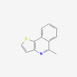 molecular formula C12H9NS B8307439 5-Methylthieno[3,2-c]isoquinoline 