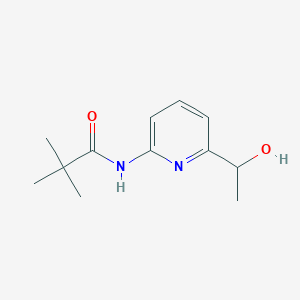 N-[6-(1-Hydroxyethyl)pyridin-2-yl]-2,2-dimethylpropanamide