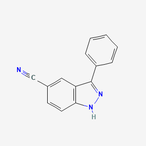 3-Phenyl-1H-5-indazolecarbonitrile