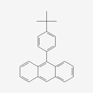 molecular formula C24H22 B8307509 9-(4-Tert-butylphenyl)anthracene 