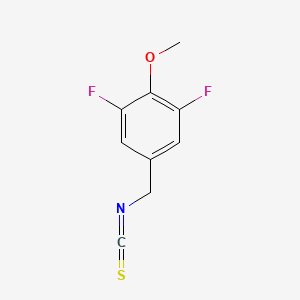 molecular formula C9H7F2NOS B8307521 3,5-Difluoro-4-methoxybenzyl isothiocyanate 