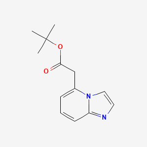 Tert-butyl 2-(imidazo[1,2-a]pyridin-5-yl)acetate