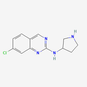 (7-Chloro-quinazolin-2-yl)-pyrrolidin-3-yl-amine