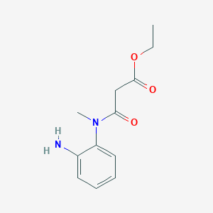 N-carbethoxy acetyl N-methyl o-phenylene diamine
