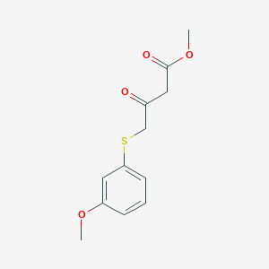 4-(3-Methoxy-phenylsulfanyl)-3-oxo-butyric acid methyl ester