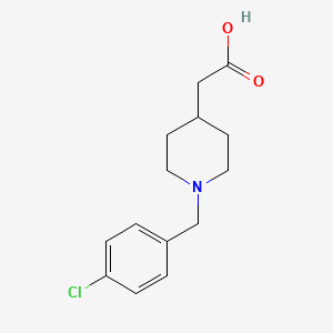 1-(4-Chlorobenzyl)-4-piperidylacetic acid
