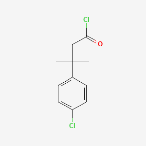 3-(p-Chlorophenyl)-3-methyl-butyryl chloride