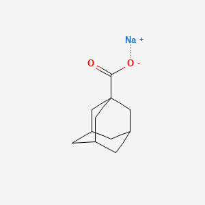 molecular formula C11H15NaO2 B8307824 1-Adamantanecarboxylic acid sodium salt 