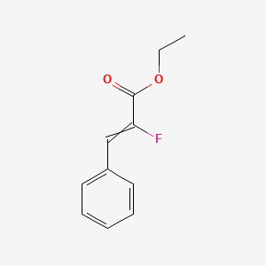 Ethyl 2-fluoro-3-phenyl-2-propenoate