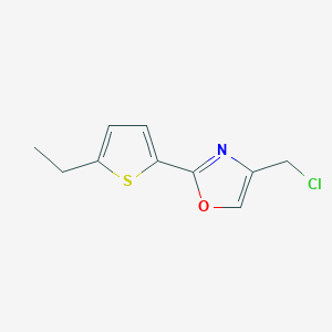 4-Chloromethyl-2-(5-ethyl-2-thienyl)oxazole