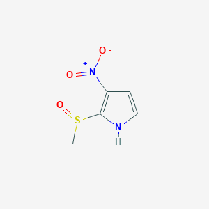 2-Methylsulphinyl-3-nitropyrrole