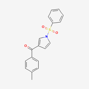 1-(1-Benzenesulfonyl-1H-pyrrol-3-yl)-1-p-tolyl-methanone