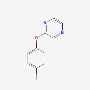 molecular formula C10H7IN2O B8308060 2-(4-Iodophenoxy)pyrazine 
