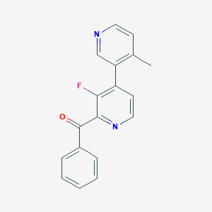 (3'-Fluoro-4-methyl-3,4'-bipyridin-2'-yl)(phenyl)methanone