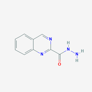 molecular formula C9H8N4O B8308108 Quinazoline Hydrazide 