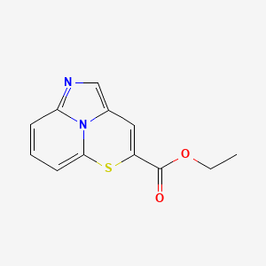 molecular formula C12H10N2O2S B8308196 5-Thia-1,8b-diazaacenaphthylene-4-carboxylic acid ethyl ester 