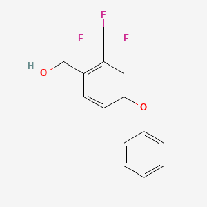 [4-(Phenyloxy)-2-(trifluoromethyl)phenyl]methanol