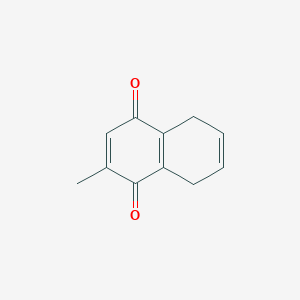 molecular formula C11H10O2 B8308229 5,8-Dihydro-2-methyl 1,4-naphthoquinone 