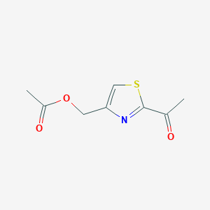Acetic acid 2-acetyl-thiazol-4-ylmethyl ester