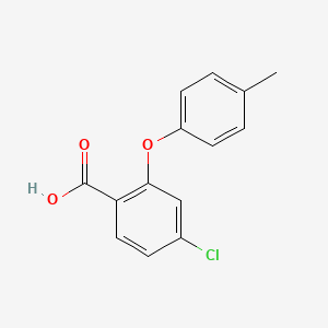 molecular formula C14H11ClO3 B8308284 2-(p-Methylphenyloxy)-4-chlorobenzoic acid 